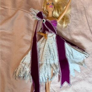 2005 Holiday Barbie Bob Mackie Designed Doll Purple Dress Mattel Bob Mackie